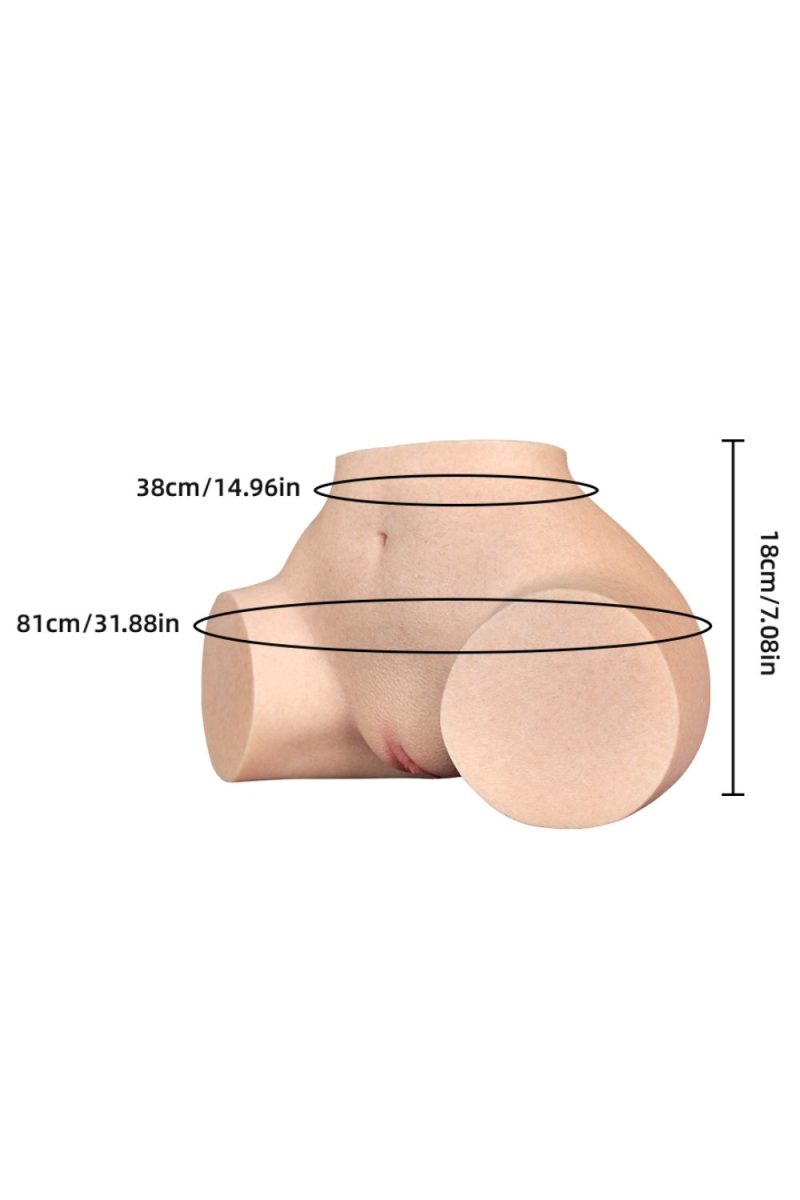 LoveNestle 10.80LB Pocket Pussy Ass Silicone Sex Doll Torso - Naom at rosemarydoll
