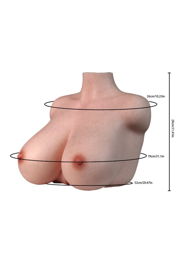 LoveNestle 13.4LB Upgraded Silicone Breast Sex Toy - Muse at rosemarydoll