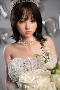 Jiusheng 148cm4ft10 B-Cup Silikon Sex Puppe - Hina bei rosemarydoll