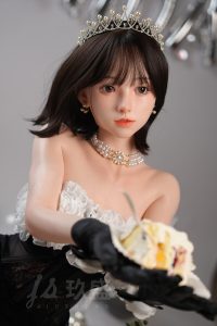 Jiusheng 148cm4ft10 B-Cup Silikon Sex Puppe - Hina bei rosemarydoll