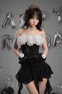 Jiusheng 148cm4ft10 B-Cup Silikon Sex Puppe - Hina bei rosemarydoll