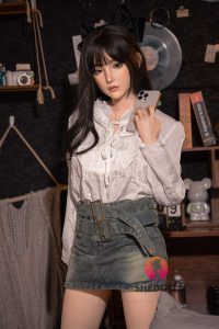 SHE 158cm5ft2 C-Cup Silikon Kopf Sex Puppe - Su Yehuan bei rosemarydoll