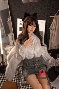 SHE 158cm5ft2 C-Cup Silikon Kopf Sex Puppe - Su Yehuan bei rosemarydoll