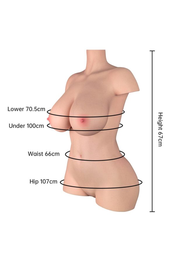 LoveNestle 67cm2ft2 Mini Sex Doll Big Boobs Sex Doll Torso – Aubrey at rosemarydoll