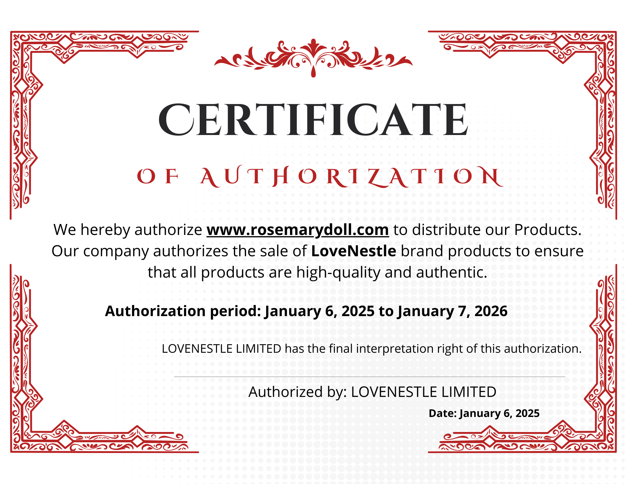FanReal Doll Authorization 2025