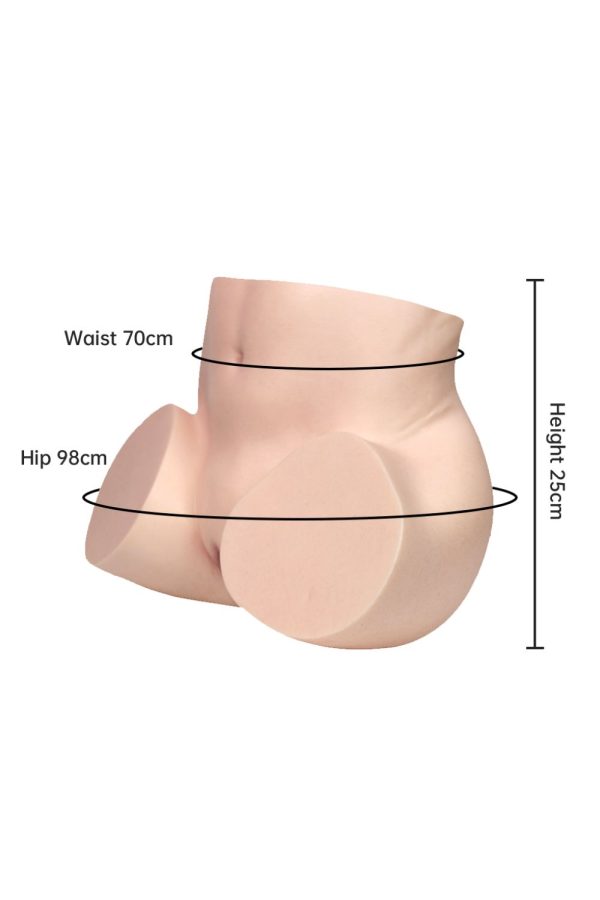 LoveNestle 25cm10in Pocket Pussy Ass Silicone Sex Doll Torso - Caroline at rosemarydoll