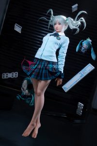 FunWest 159cm5ft3 A-cup Silicone Sex Doll – Amy at rosemarydoll