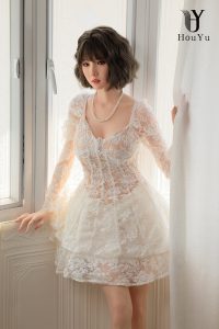HouYu 158cm5ft2 D-cup Silicone Sex Doll - Elle at rosemarydoll