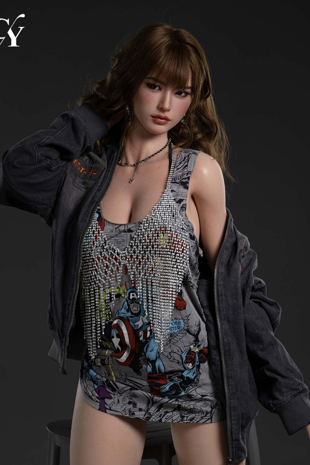 168cm5ft6 F-cup Silicone Head Sex Doll – Yuki (1) TOP-CYDOLL 168cm5ft6 F-Cup Silikon Kopf Sex Puppe - Yuki bei rosemarydoll