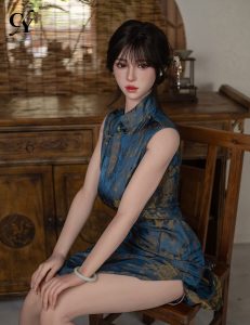 TOP-CYDOLL Poupée sexuelle à tête en silicone 168cm5ft6 F-cup - Zhimin à rosemarydoll