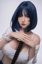Orange in 158cm5ft2 D-Cup Silikon Sex Puppe - Laika bei rosemarydoll