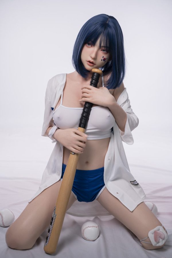 Orange in 158cm5ft2 D-Cup Silikon Sex Puppe - Laika bei rosemarydoll