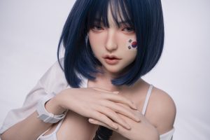 Orange in 158cm5ft2 D-Cup Silikon Sex Puppe - Laika bei rosemarydoll