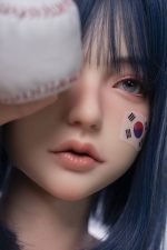 Orange in 158cm5ft2 D-Cup Silikon Sex Puppe - Laika bei rosemarydoll