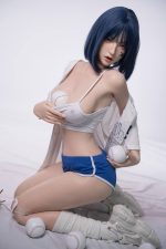 Orange in 158cm5ft2 D-Cup Silikon Sex Puppe - Laika bei rosemarydoll