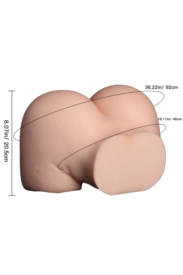 LoveNestle 16.54LB Silicone Realistic Pussy Sex Doll Bubble Butt Hip Toy - Lucy at rosemarydoll