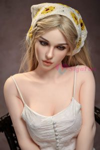 Sigafun 163cm5ft4 D-cup Silicona Cabeza Sex Doll - Cecily en rosemarydoll