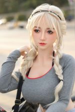 JY 163cm5ft4 F-cup Silicona Cabeza Sex Doll - Chuwu en rosemarydoll