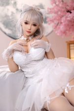 JY 163cm5ft4 F-cup Silicone Head Sex Doll – Peach at rosemarydoll