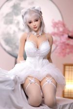 JY 163cm5ft4 F-cup Silicone Head Sex Doll – Peach at rosemarydoll