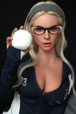 Orange in 164cm5ft5 F-Cup Silikon Kopf Sex Puppe - 866 bei rosemarydoll