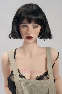 Sigafun 164cm5ft5 G-cup Silicona Cabeza Sex Doll - Cecily en rosemarydoll