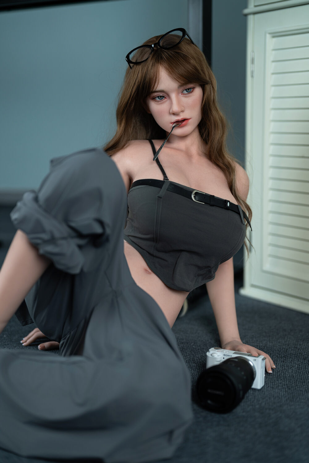 170cm5ft7 D-cup Silicone Head Sex Doll – M12 (15) JX 170cm5ft7 D-cup Silicona Cabeza Sex Doll - M12 en rosemarydoll