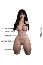 Erovenus 106cm3ft6 F-cup Silicone Sex Doll Torso - Riko at rosemarydoll