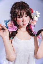 Jiusheng 150cm4ft11 B-cup Silicona Sex Doll - Enya en rosemarydoll
