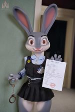 Schloss 168cm5ft6 A-Körbchen Silikon Sex Puppe - Rabby bei rosemarydoll