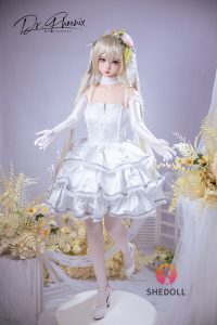 SHE 152cm4ft12 A-cup Silicone Head Sex Doll – Xixi at rosemarydoll