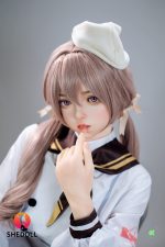 SHE 156cm5ft1 E-cup Silicona Cabeza Sex Doll - Duoduo en rosemarydoll