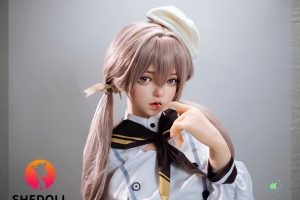 SHE 156cm5ft1 E-cup Silicona Cabeza Sex Doll - Duoduo en rosemarydoll