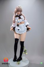 SHE 156cm5ft1 E-cup Silicona Cabeza Sex Doll - Duoduo en rosemarydoll