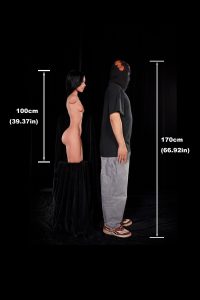 Climax 100cm3ft3 A-cup Silicone Sex Doll Torso - Raven at rosemarydoll