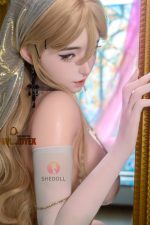 SHE 163cm5ft4 H-Cup Silikon Kopf Sex Puppe - April bei rosemarydoll