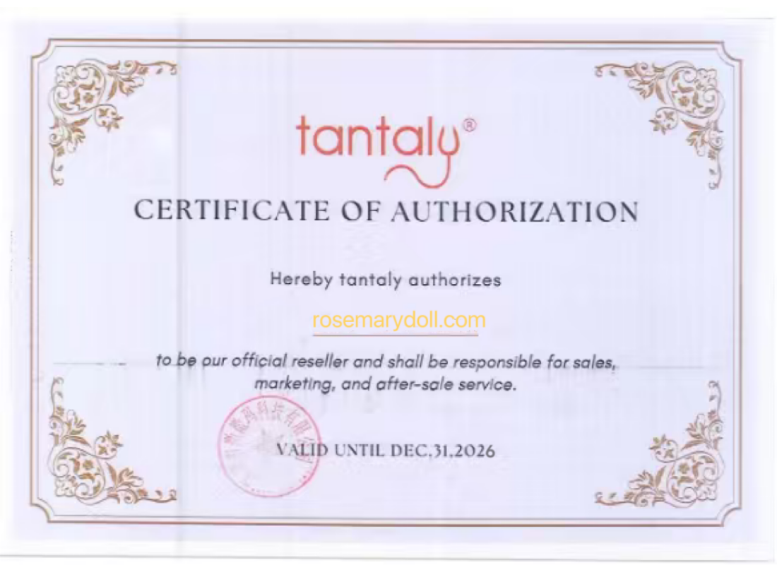 Tantaly Doll Authorization 2026