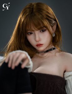 Top-cy 157cm5ft2 D-cup Silicone Head Sex Doll – Liang at rosemarydoll