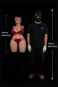 Climax 100cm3ft3 K-cup Ultra Lightweight Silicone Sex Doll Torso -Rhea at rosemarydoll
