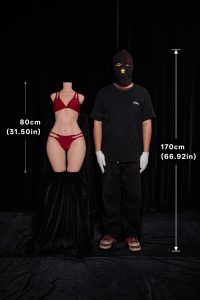 Climax 80cm2ft7 A-cup Ultra Lightweight Silicone Sex Doll Torso - #881 at rosemarydoll