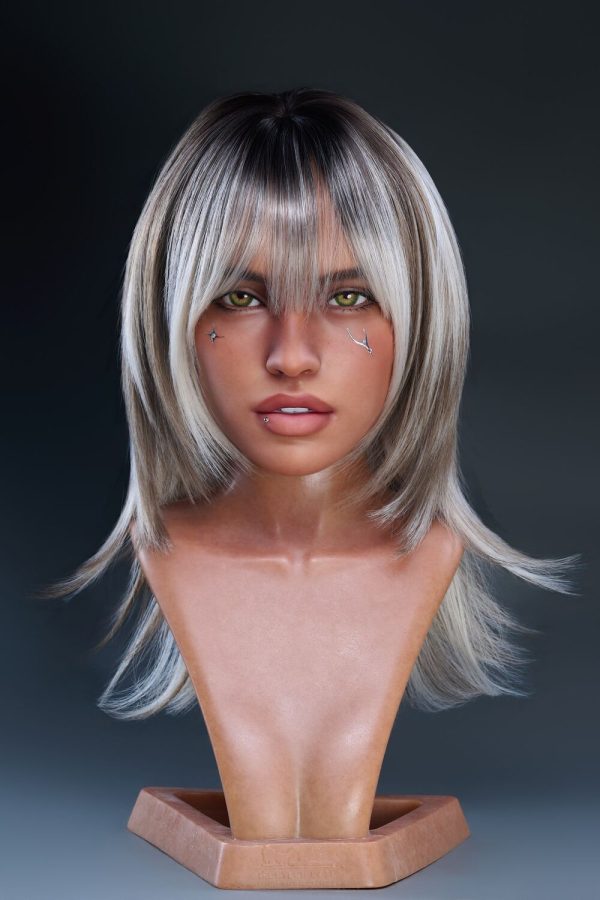 Real Lady AI Head at rosemarydoll