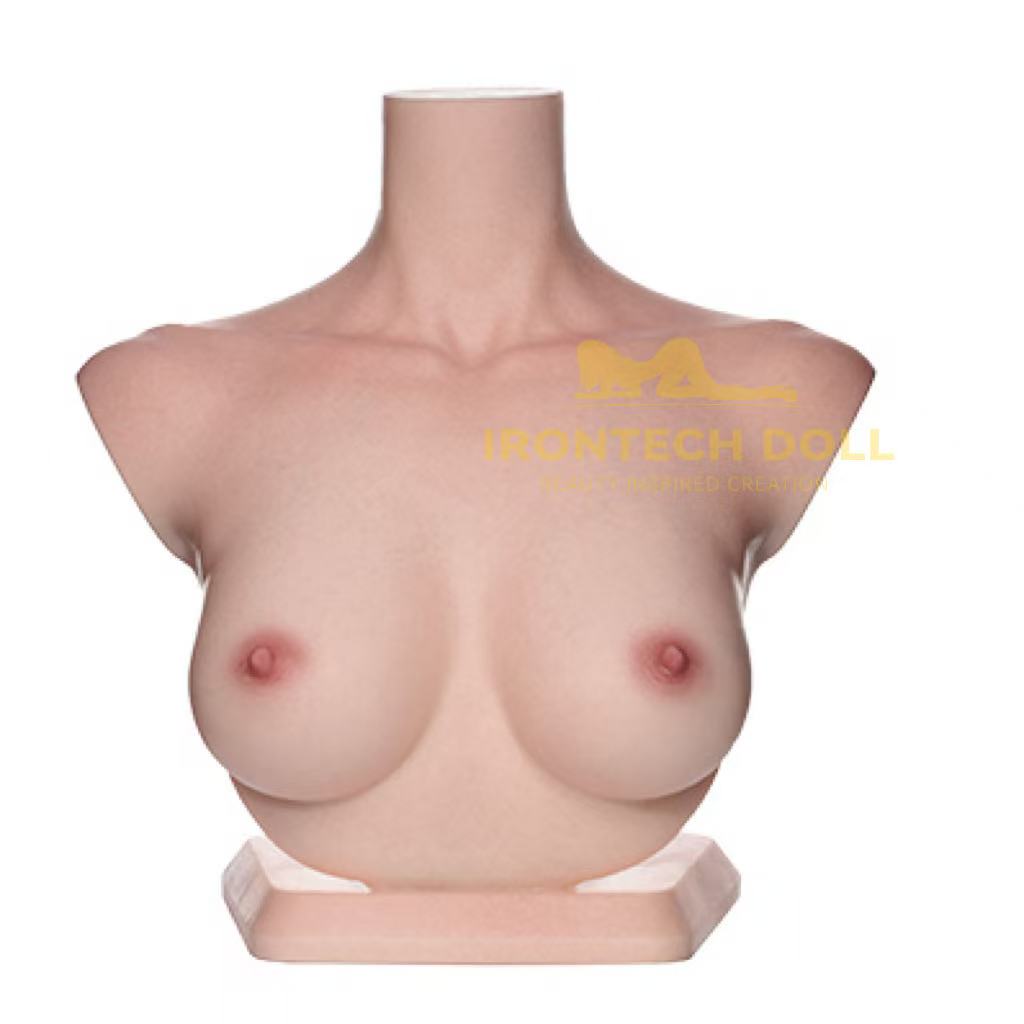 Realistic Bust Stand-Natural
